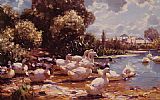 Famous Day Paintings - Mid Day Swim